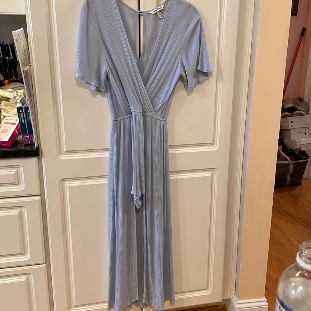 woman’s dress with shorts under.